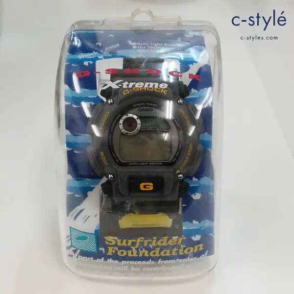 CASIO カシオ G-SHOCK 腕時計 グレー DW-9000SR-9T Surfrider Foundation クォーツ式