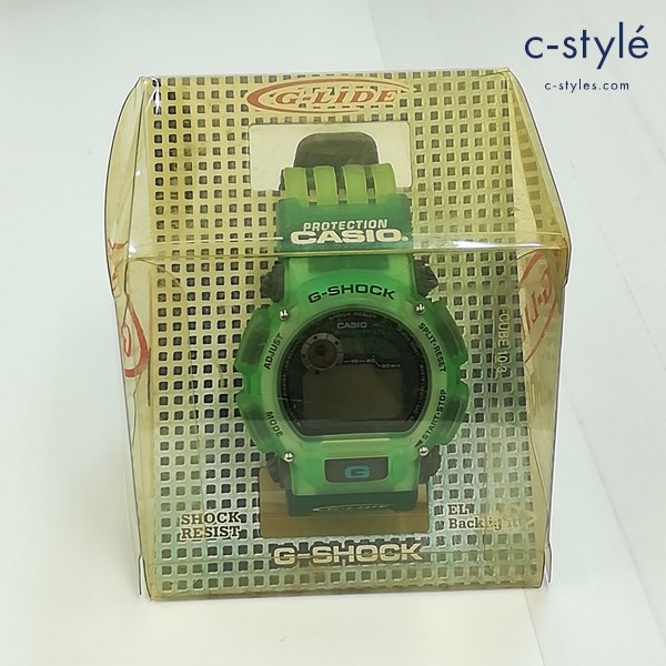 CASIO カシオ G-SHOCK 腕時計 スケルトングリーン DW-9000SR-3VT クォーツ式 G-LIDE