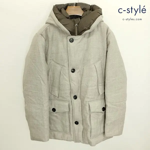 WOOLRICH ウールリッチ ARCTIC LUXURY ECO WOOL PARKA L ベージュ フード