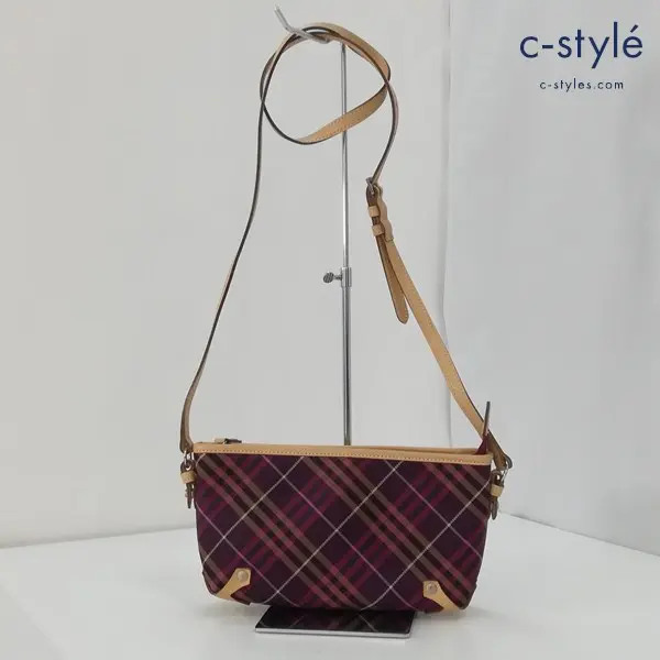 BURBERRY BLUE LABEL バーバリーブルーレーベル ショルダーバッグ マルチカラー ポーチ 日本製