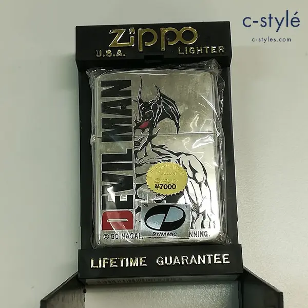 ZIPPO ジッポー DEVILMAN デビルマン ハーフボディ Sカラー オイルライター シルバー 喫煙具