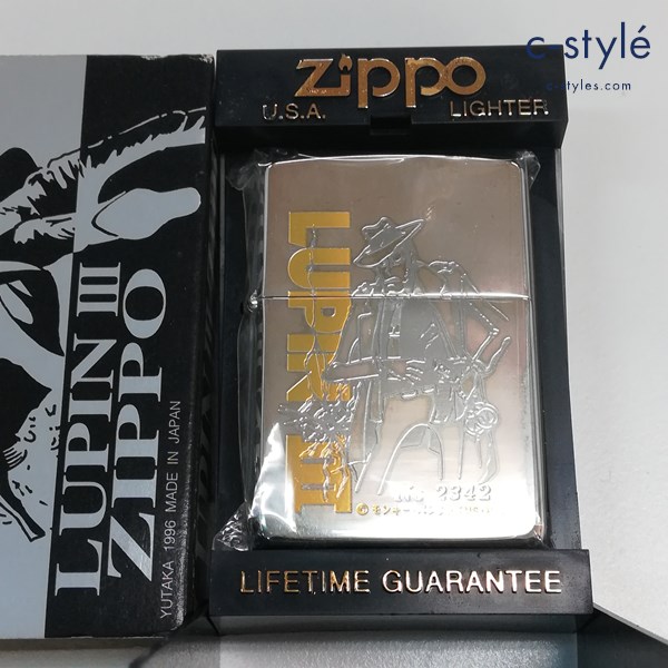 ZIPPO ジッポー ルパン三世 銭形警部 オイルライター シルバー 喫煙具