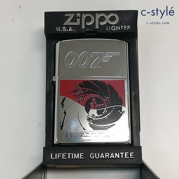 ZIPPO ジッポー 1996年製 007 ダブルオーセブン オイルライター シルバー 喫煙具