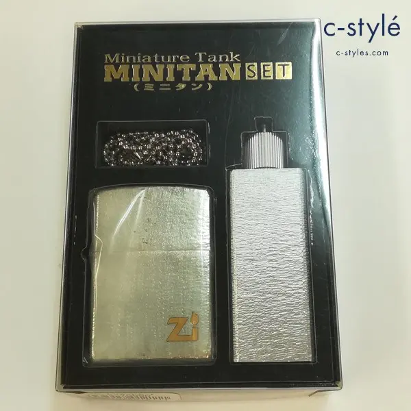 ZIPPO ジッポー Miniature Tank MINITAN SET オイルライター シルバー 喫煙具