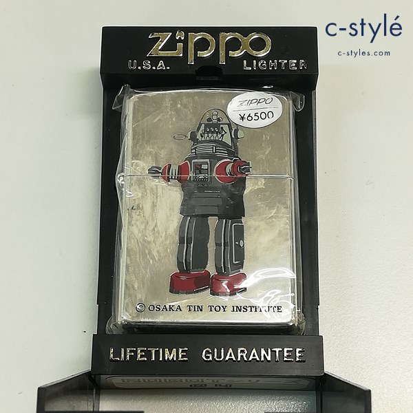ZIPPO ジッポー ROBOTシリーズ04 オイルライター シルバー ロボット 喫煙具
