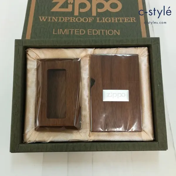 ZIPPO ジッポー 木製 LIMITED EDITION 1932 オイルライター ブラウン MADE IN U.S.A. 喫煙具