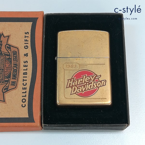 ZIPPO ジッポー SOLID BRASS 1983 HARLEY-DAVIDSON ハーレー