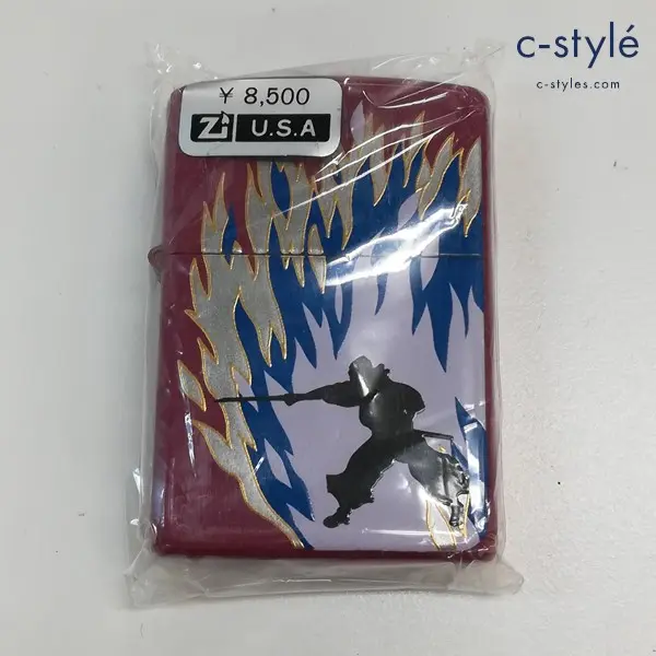 ZIPPO ジッポー 横尾忠則 忍者 オイルライター パープル系 TADANORI YOKOO 喫煙具