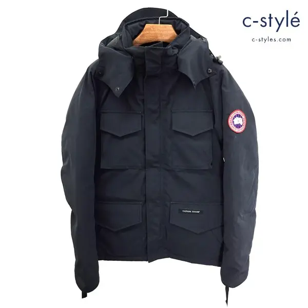 CANADA GOOSE カナダグース カムループス ダウンジャケット XS ネイビー系 4078JM カナダ製