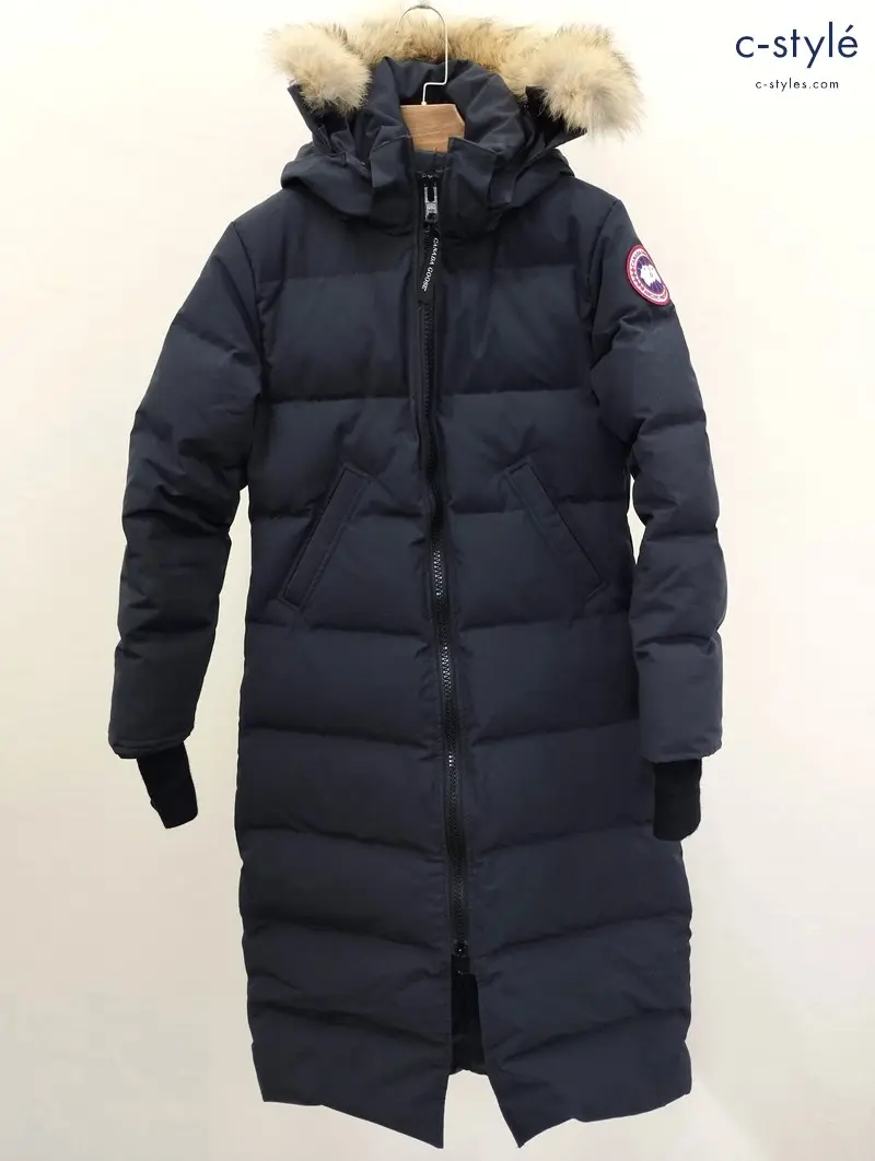 CANADA GOOSE カナダグース ダウンジャケット S ブラック MYSTIQUE PARKA レディース