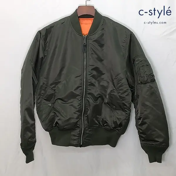ALPHA INDUSTRIES アルファインダストリーズ フライトジャケット L カーキ 2000-476 ナイロン