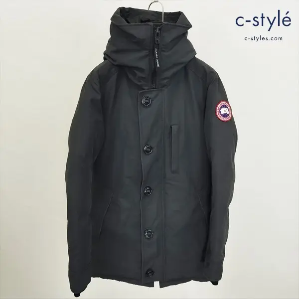 CANADA GOOSE カナダグース JASPER PARKA ダウンジャケット M ネイビー 3438JM フード カナダ製