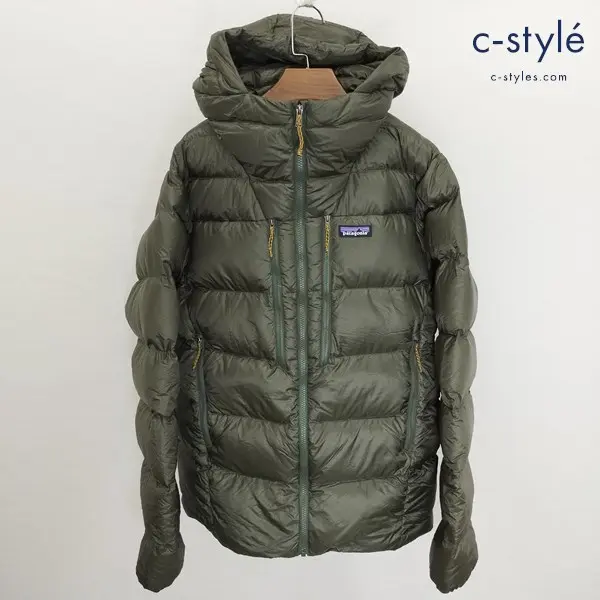 patagonia パタゴニア フィッツロイダウンフーディー M カーキ 85500 ジャケット アウトドア