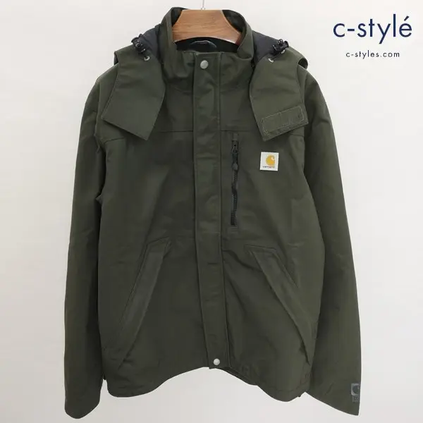 carhartt カーハート SHORELINE WATER PROOF BREATHABLE JACKET S グリーン J162 307 ジャケット