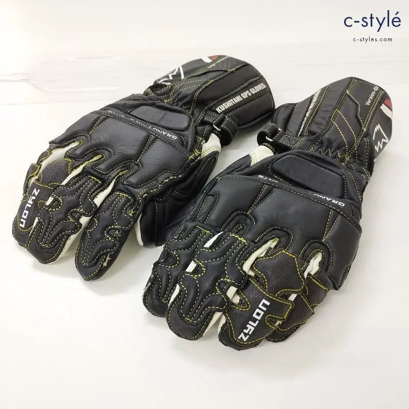 KUSHITANI クシタニ K-5199 GPS GLOVES IV グローブ LL ブラック×ホワイト