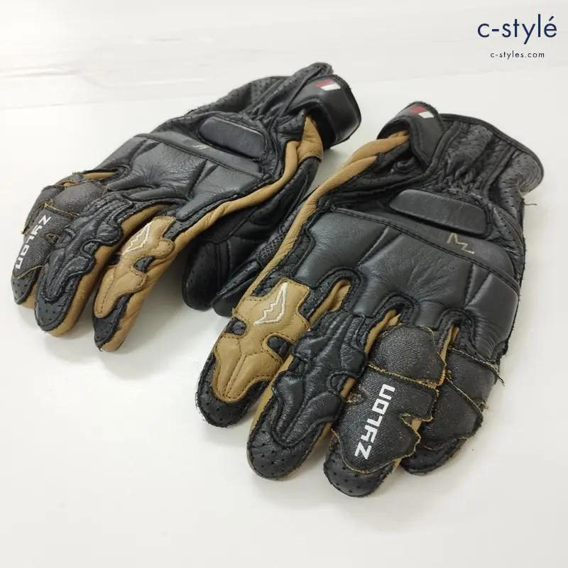 KUSHITANI クシタニ AIR GPS GLOVES グローブ L ブラック×ベージュ K-5326