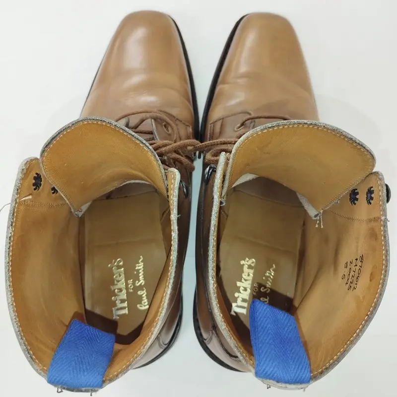 Tricker's for Paul Smith トリッカーズ ポールスミス 別注レースアップブーツ 8.5 ベージュ系  M7225の買取金額(買取実績)