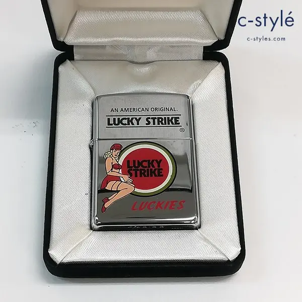 ZIPPO ジッポー LUCKY STRIKE ラッキーストライク ガールプリント オイルライター 喫煙具の買取金額(買取実績)