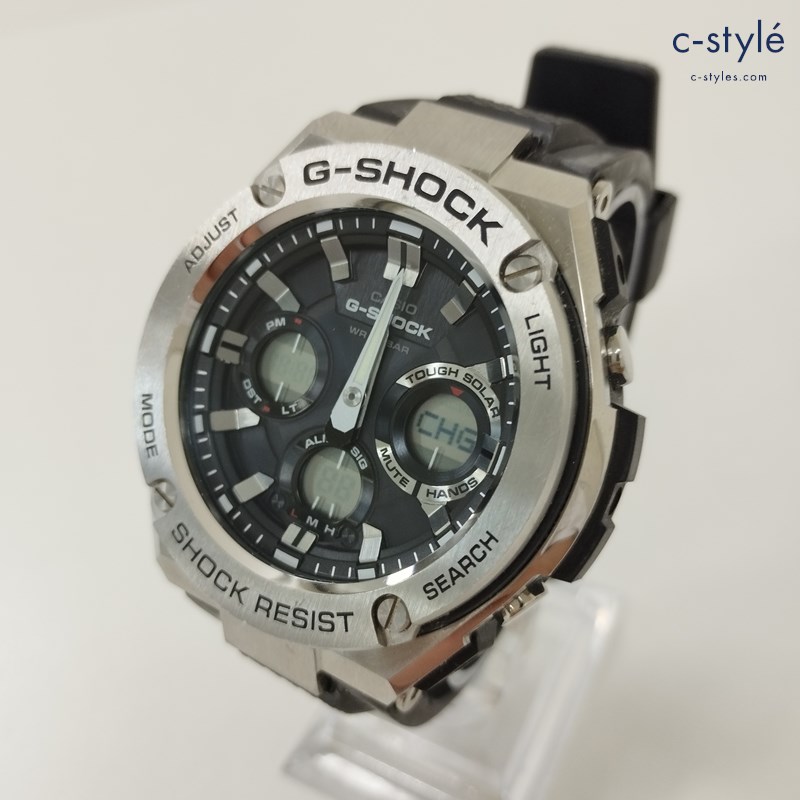 CASIO カシオ G-SHOCK 腕時計 ブラック GST-S110 ラフソーラー