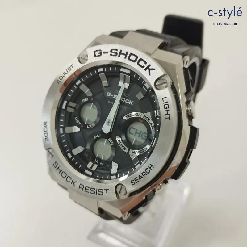 CASIO カシオ G-SHOCK 腕時計 ブラック GST-S110 ラフソーラー