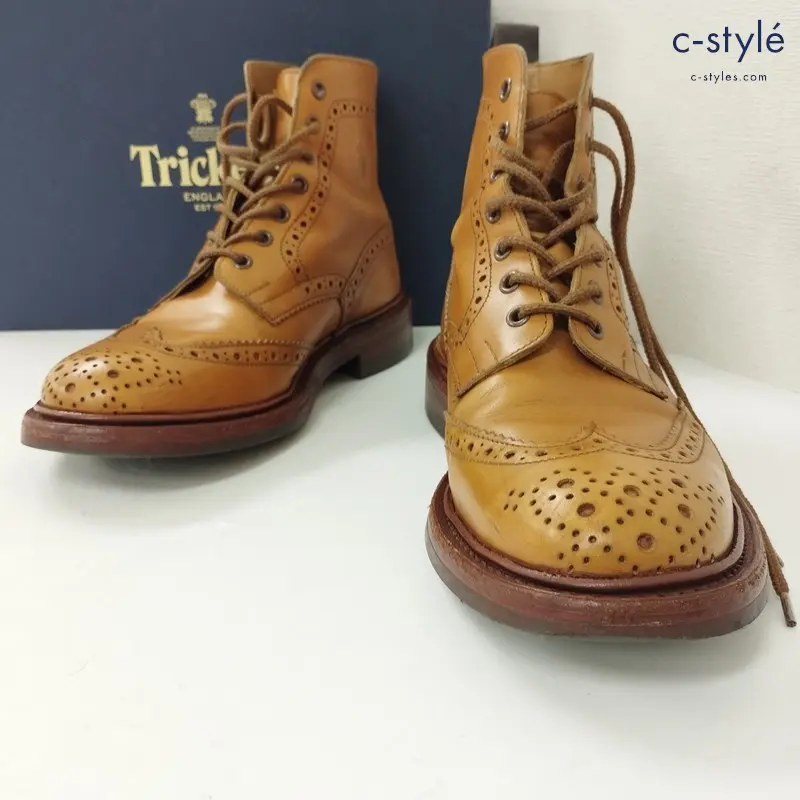 Tricker’s トリッカーズ 5634/24 STOW エイコン アンティーク 7 ブラウン ストウ