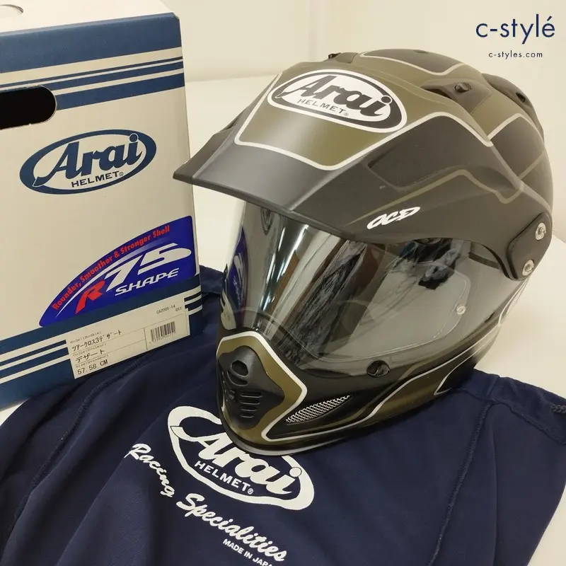 Arai アライ TOUR CROSS 3 DESERT フルフェイス ヘルメット 57～58㎝ デザート ツアークロス