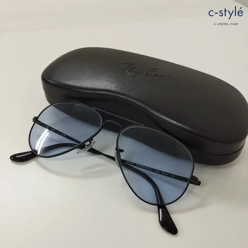 Ray-Ban レイバン AVIATOR METALII アビエーター 55□14-140 ブラック サングラス RB6489