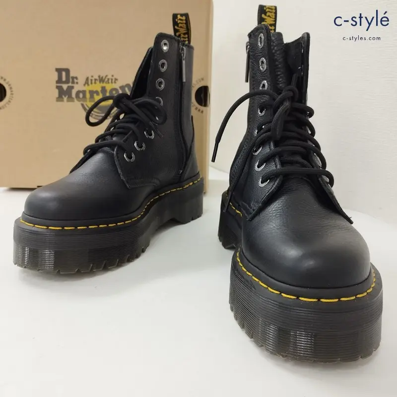 Dr.Martens ドクターマーチン JADON PISA 8ホールブーツ UK5 ブラック レザー 厚底