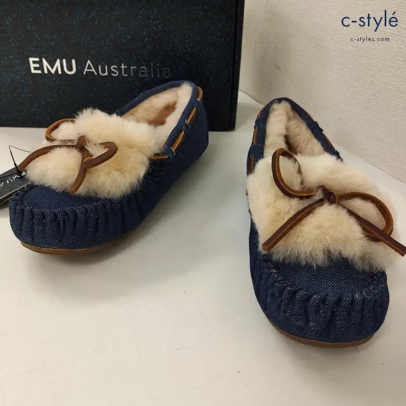 EMU Australia エミュ オーストラリア AMITY CAFF DENIM 24cm Indigo Denim アミティカフデニム