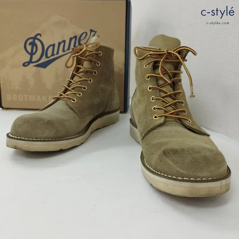 DANNER ダナー D-4124 BE PAUL LINE US10 ベージュ ワークブーツ