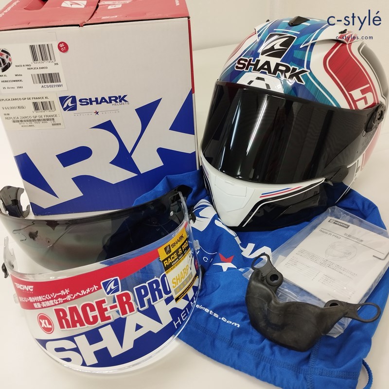 SHARK シャーク RACE-R PRO REPLICA ZARCO GP DE FRANCE フルフェイスヘルメット XL マルチカラー