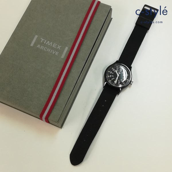 TIMEX タイメックス 腕時計 ブラック TW2R13800 クォーツ式 PIONEERS MK1RESIN BLACK