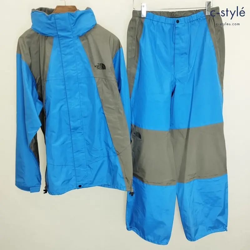 THE NORTH FACE ザ ノースフェイス ジャケット パンツ セットアップ M グレー×ブルー NP10311 上下セット