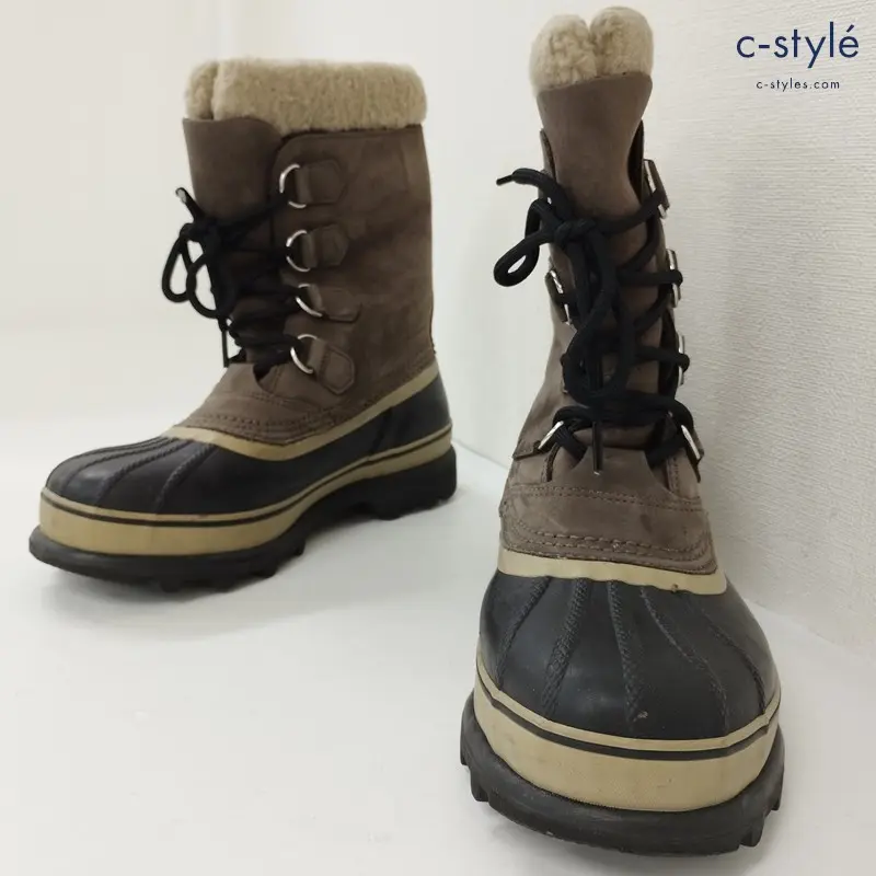 SOREL ソレル CALIBOU カリブー スノーブーツ 26cm ベージュ系 NM1000-238