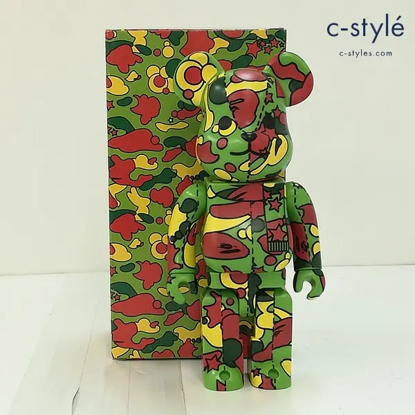 A BATHING APE × MEDICOM TOY BE@RBRICK ベアブリック BAPE PLAY 400％ PSYCHE STAR CAMO カモ