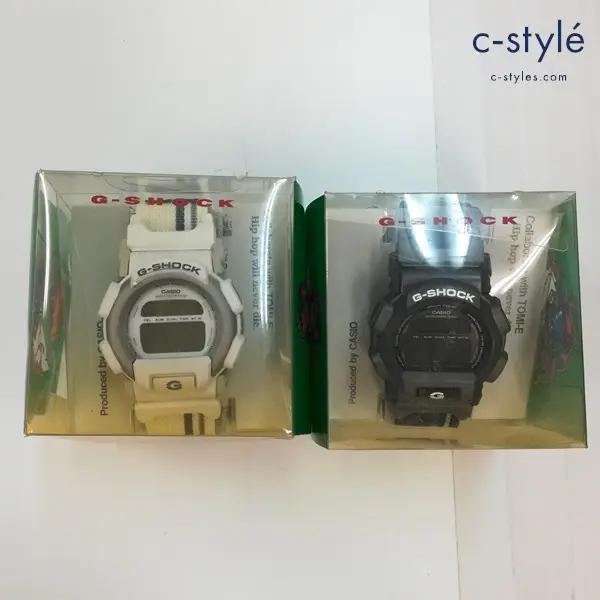 CASIO カシオ G-SHOCK 腕時計 DW-003C-7T ホワイト DW-003C-1T ブラック 計2点