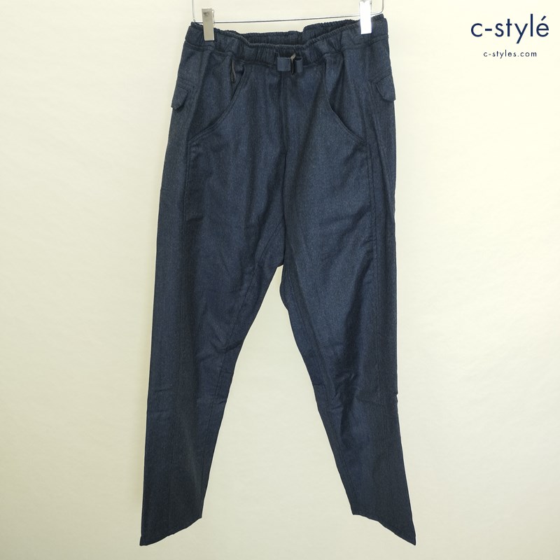 山と道 Merino 5-Pocket Pants S-Taｌl ネイビー パンツ メリノウール