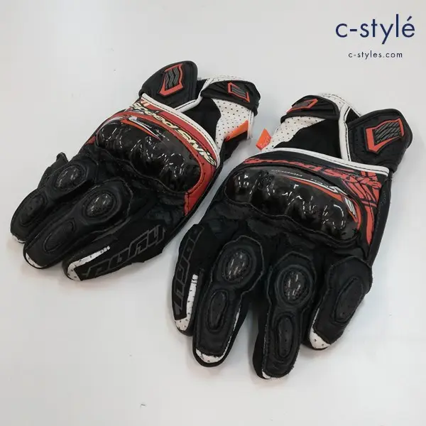 HYOD ヒョウドウ レザーグローブ M ブラック×オレンジ ST-X CORE GLOVES バイク用品