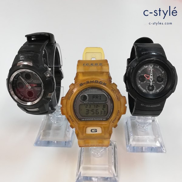 CASIO カシオ G-SHOCK 腕時計 DW-6910K GW-1100J AWG-500J 計3点
