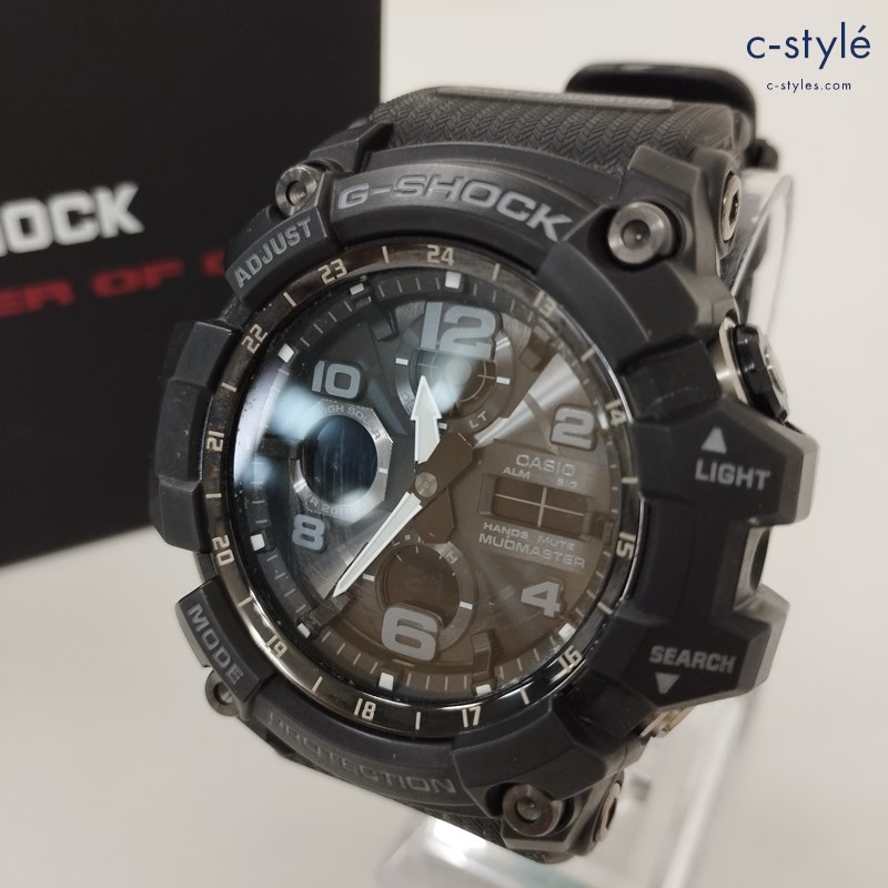 CASIO カシオ G-SHOCK MUDMASTER マッドマスター 腕時計 ブラック GWG-100-1AJF ソーラー電波