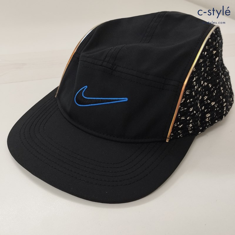 Supreme シュプリーム × NIKE ナイキ キャップ ブラック BV0982-010 帽子 Boucle Running Hat Black