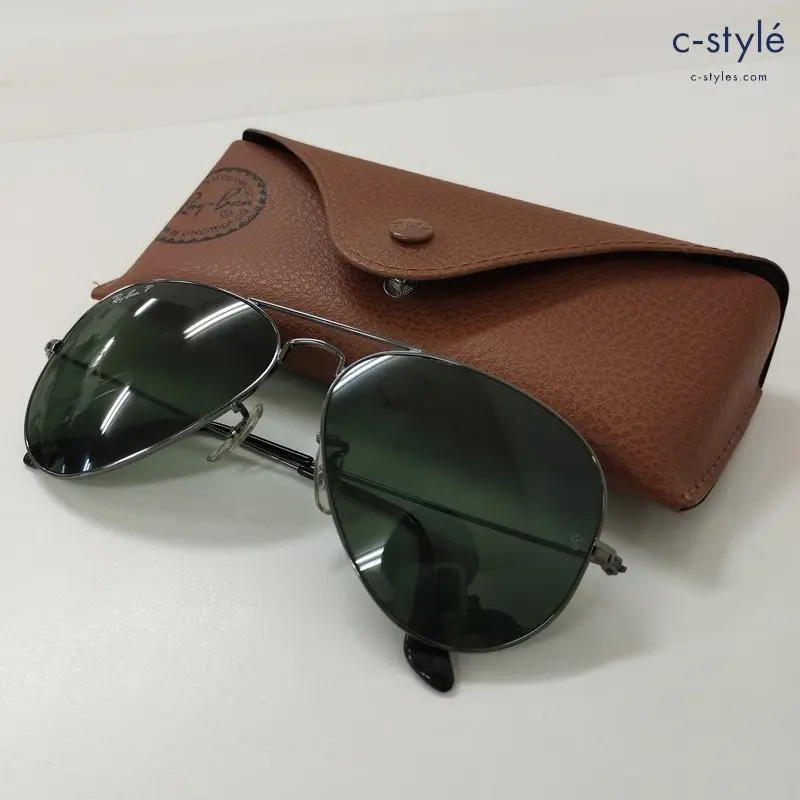 Ray-Ban レイバン AVIATOR アビエーター サングラス 58□14 ブラック RB3025 イタリア製