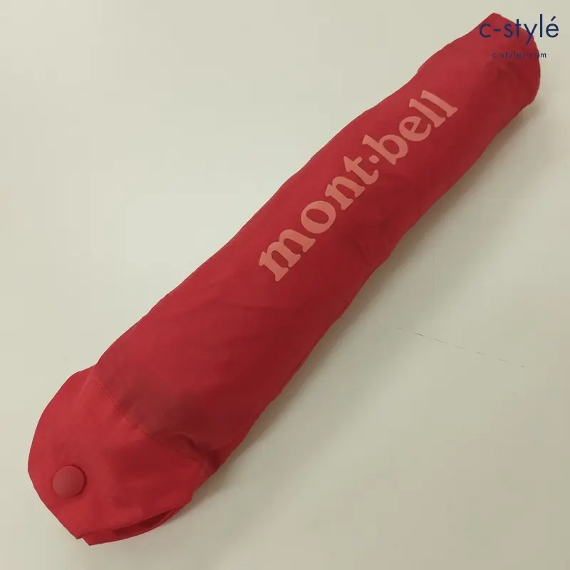 mont-bell モンベル トレッキングアンブレラ レッド 折りたたみ傘 登山
