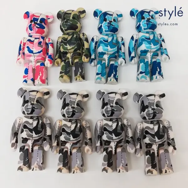 A BATHING APE × MEDICOM TOY BE@RBRICK ベアブリック BAPE PLAY 100％ SERIES1 8点 フィギュア