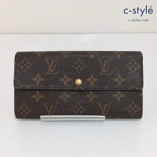 LOUIS VUITTON ルイヴィトン モノグラム ポルトフォイユサラ 長財布 ブラウン M61734