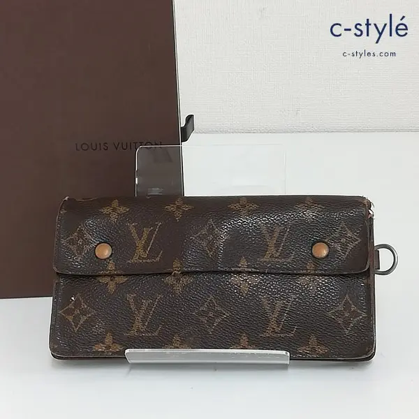 LOUIS VUITTON ルイヴィトン ポルトフォイユ・アコルディオン モノグラム 長財布 ブラウン M58008