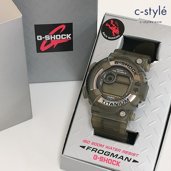 CASIO カシオ G-SHOCK フロッグマン 腕時計 クリアブラック DW-8200MS-8T クォーツ
