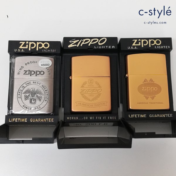 ZIPPO ジッポー オイルライター 1991年 1994年 ロゴ 月桂冠 SINCE 1932 喫煙具 計3点