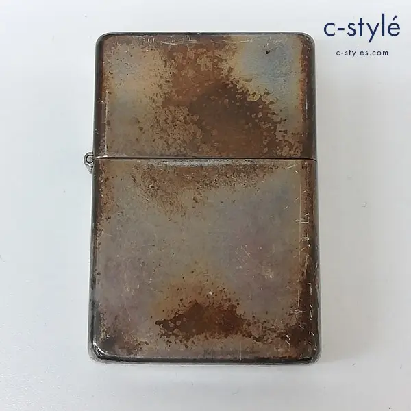 ZIPPO ジッポー オイルライター シルバー STERLING イタリックロゴ 喫煙具