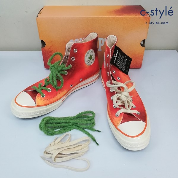 CONVERSE × CONCEPTS Chuck Taylor All star 70 Hi Southern Flame スニーカー 27.5cm レッド